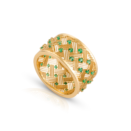 Émera - Anel em Ouro Amarelo 19K