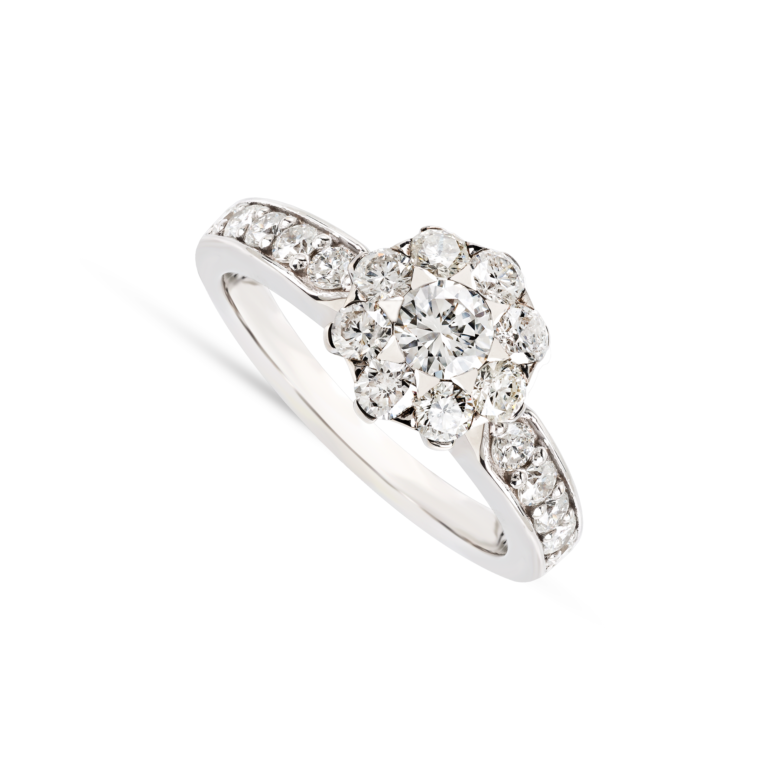 Fleur - Anel em Ouro Branco 19K - Image 1