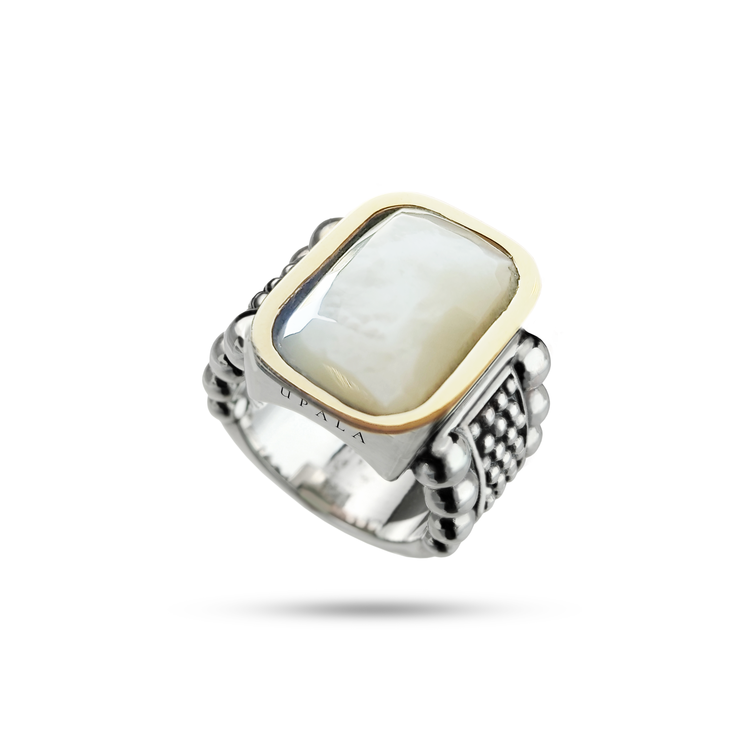 Essenza - Anel em Prata 925 e Ouro 9K - Image 1